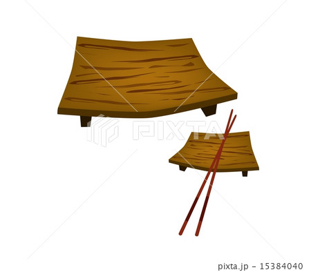 Two Geta Plate or Wooden Sushi Board Two Geta Plate or Wooden Sushi Board 15384040