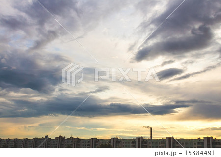 Clouds on sky 15384491