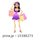 Shopping girl 15386273