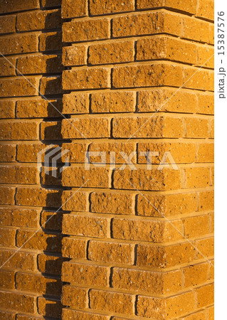 brick wall with a stripe 15387576
