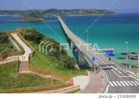 快晴の角島大橋 15388009
