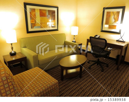 アメリカのホテルの1室 15389938
