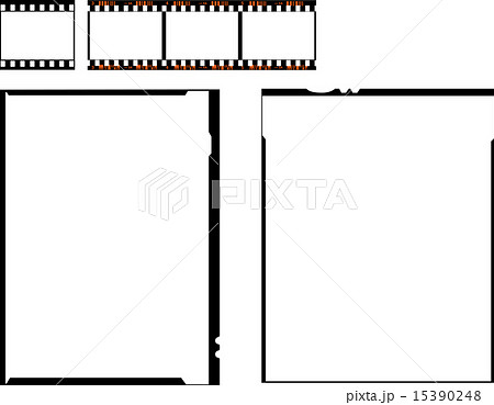 フィルムフレームのイラスト素材