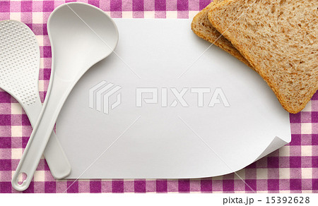 Blank paper with ladles Blank paper with ladles 15392628