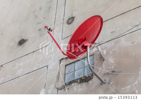Satelite dish on the wall 15393113