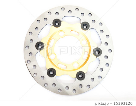 Isolated new disc brake for motorcycle Isolated new disc brake for motorcycle 15393120