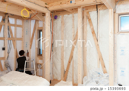 住宅建設現場 15393693
