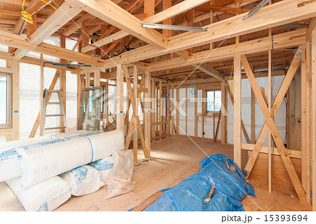 住宅建設現場 15393694