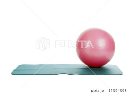 collection of fitness equipment over white collection of fitness equipment over white 15394393