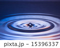 Macro drops of water, dark tone. 15396337