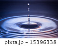 Macro drops of water, dark tone. 15396338