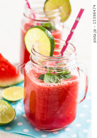 Watermelon and lime drink Watermelon and lime drink 15396474
