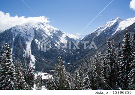 Waterfall Krimml, Pinzgau, Austria 15396859
