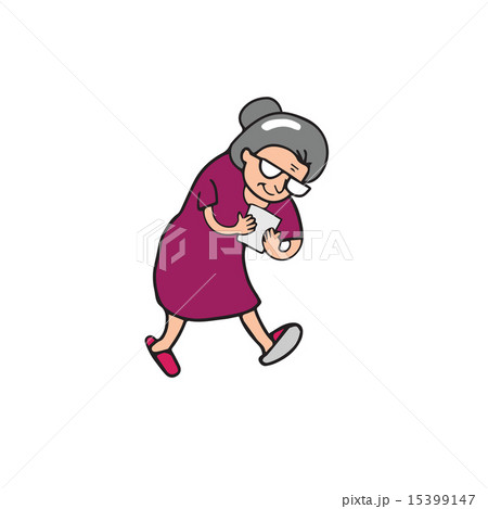 Old woman internet addicted 15399147