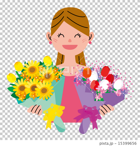 花束婦女 15399656