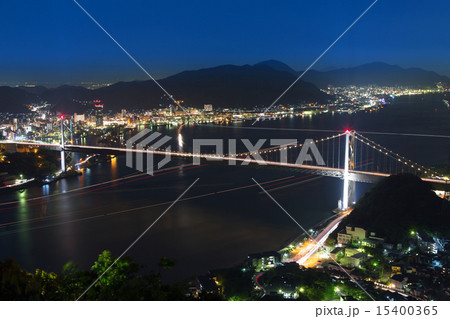 関門海峡　夜景 15400365