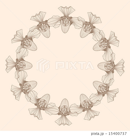 Orchid round frame Orchid round frame 15400737