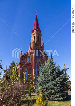 Catholic Church in Stolovichi, Belarus. Catholic Church in Stolovichi, Belarus. 15402486