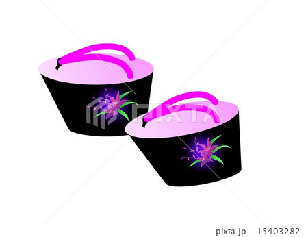 夏の花のぽっくり 夏の花のぽっくり 15403282