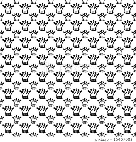 seamless pattern with crown 15407003