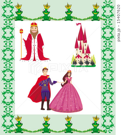 Vector Illustration of Princess Design Elements 15407620