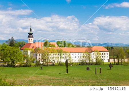 Monastery Kostanjevica na Krki, Slovenia, Europe. 15412116