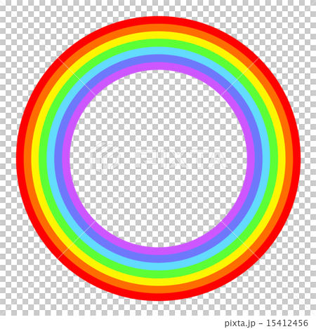 虹の輪のイラスト素材
