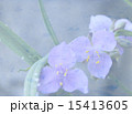 花のカード・ボードなどに。ブルー・紫・和花系シャープ 15413605