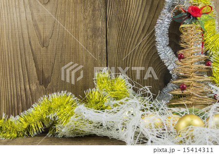 Christmas Vintage decoration border design over ol Christmas Vintage decoration border design over ol 15414311