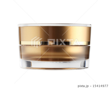 The gold jar package isolated on white background The gold jar package isolated on white background 15414977
