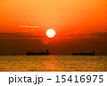 東京湾の日の出 15416975