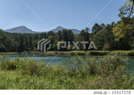 五色沼　瑠璃沼 15417279