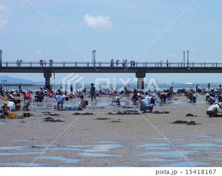 潮干狩り 潮干狩り 15418167