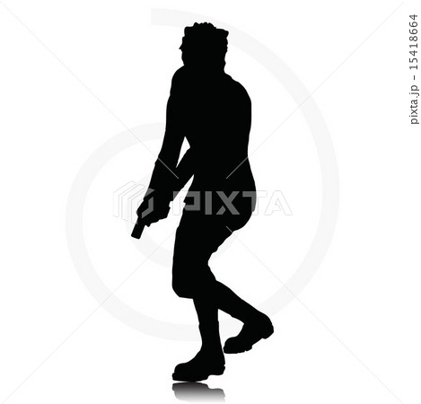 man with agun 15418664