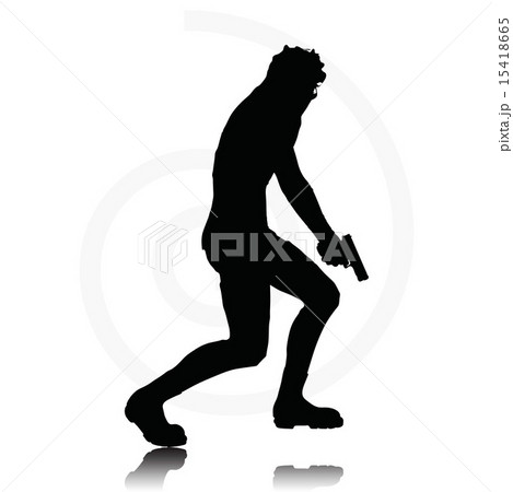 man with agun 15418665