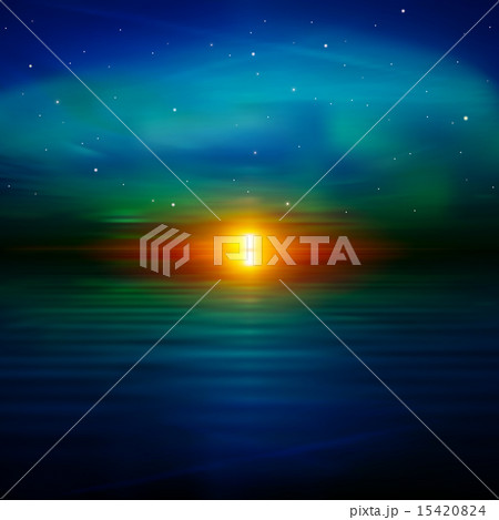 abstract background with sea sunrise 15420824