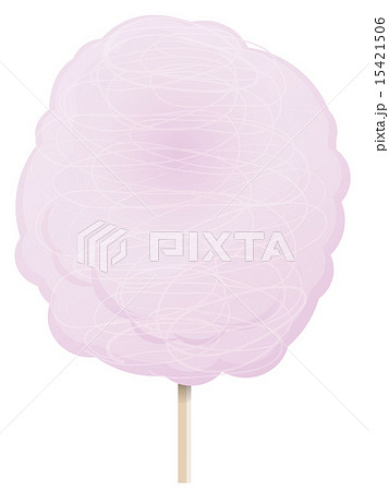 綿菓子のイラスト素材