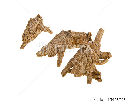 Dried Ginseng On Background 15423703