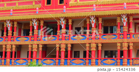Decoration of Khmer temple in Vietnam Decoration of Khmer temple in Vietnam 15424336