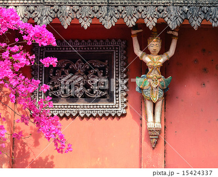 Decoration of Khmer temple in Vietnam Decoration of Khmer temple in Vietnam 15424337