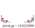 花のフレーム 15424966