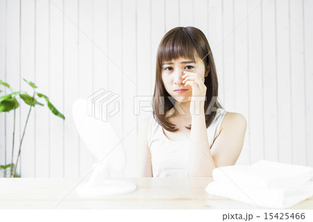若い女性のメイクシーン 若い女性のメイクシーン 15425466