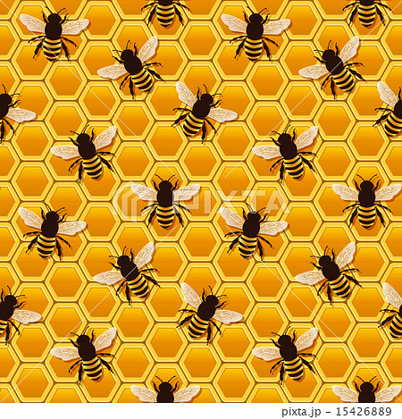bee honeycomb pattern bee honeycomb pattern 15426889