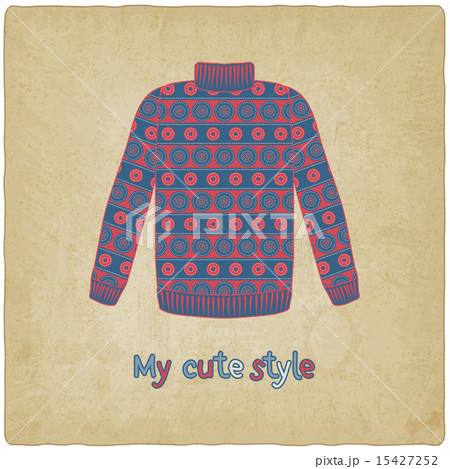cute sweater old background 15427252