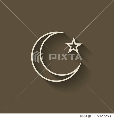 crescent moon and star 15427253