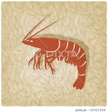 shrimp old background shrimp old background 15427429