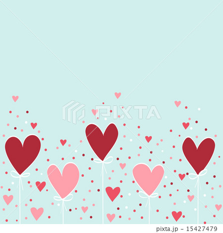Valentine hand drawing background 15427479