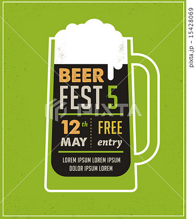 Beer Festival vintage poster Beer Festival vintage poster 15428069