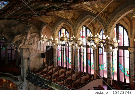 カタルーニャ音楽堂コンサートホール内部 15428748