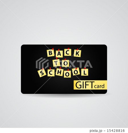 Abstract Beautiful Back to School  Gift Card Design, Vector Illu 15428816